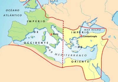 División Imperio Romano