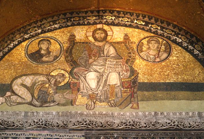 Cristo y el emperador León el Sabio