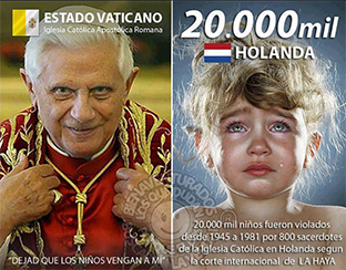 Imagen que se extendió como la pólvora por Internet a raíz de los casos en Holanda