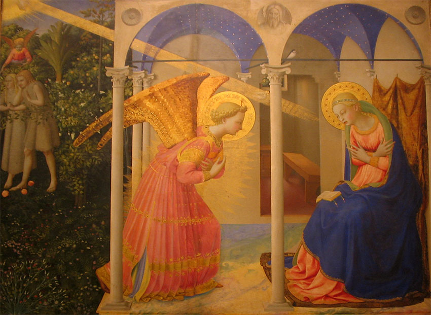 Anunciación de Giotto