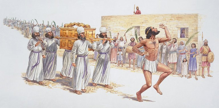 David danza ante el Arca