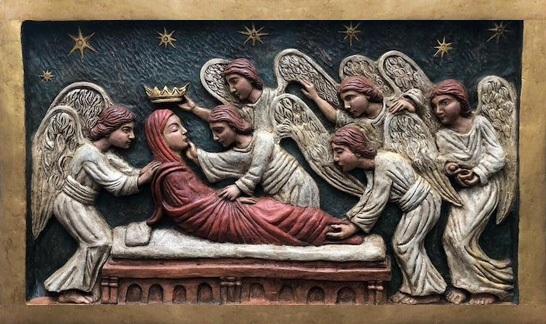 Los ángeles se llevan el cuerpo de María