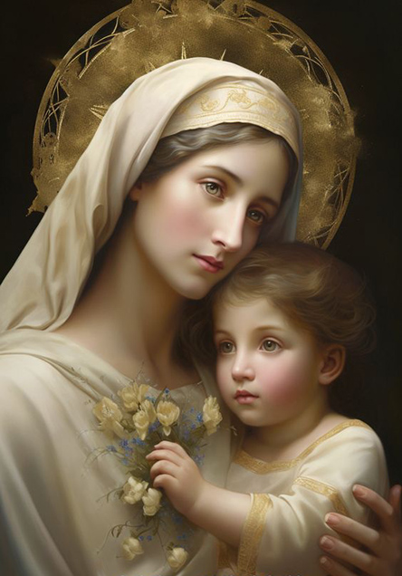 Virgen con niño
