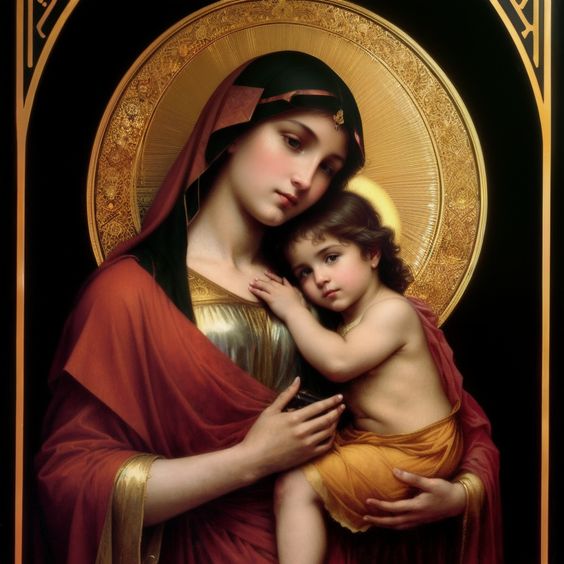 Virgen con el niño